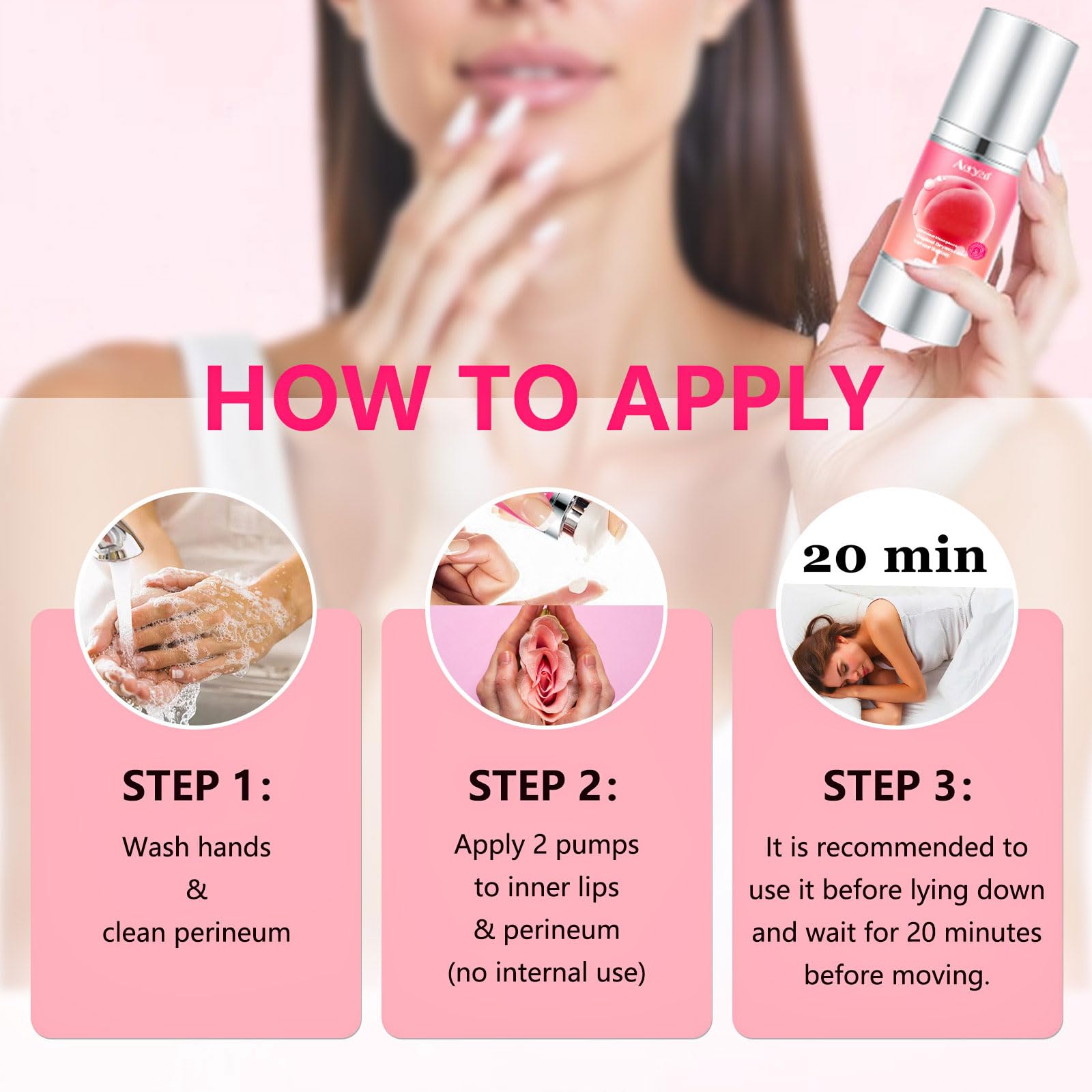Aeryea estriol cream skin absorption demonstrates fast settling into skin.