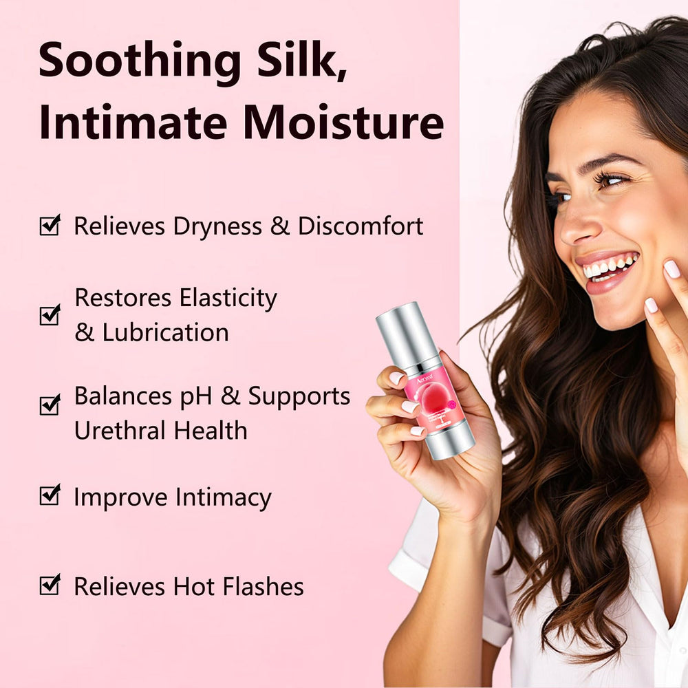 Aeryea estriol cream vulvar area application illustrates targeted topical use.