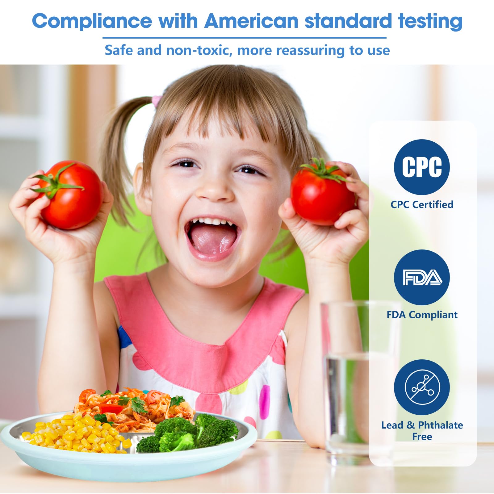 AestuWarm colorful plates brighten mealtimes for babies and toddlers.
