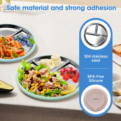 AestuWarm stainless steel plate is durable and easy to clean.