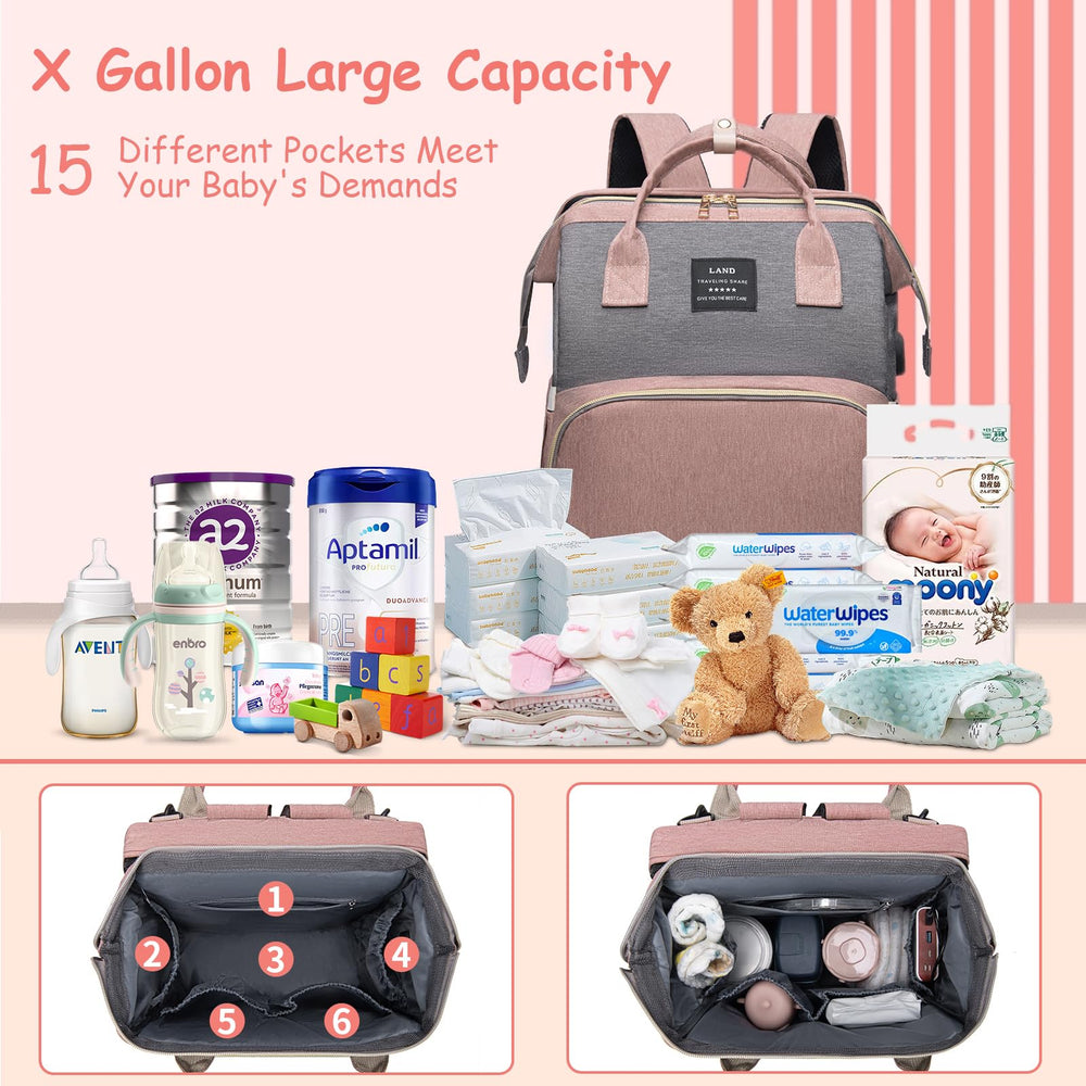 AFDLLDQM large-capacity pockets keep essentials neatly organized for outings.
