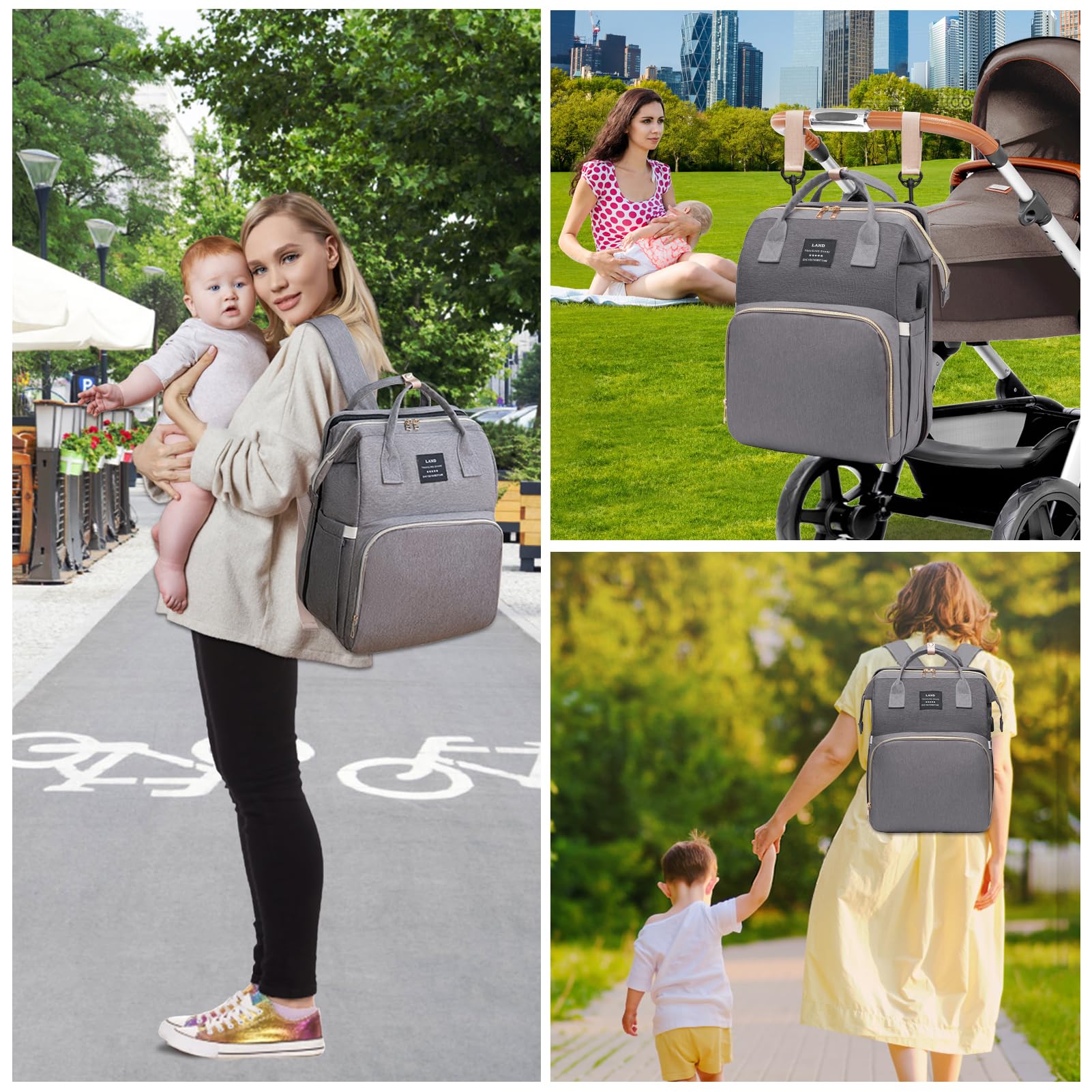 AFDLLDQM durable waterproof fabric includes USB port for charging