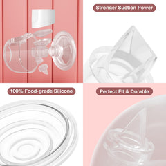 afontoto BPA-free silicone material for a safe, skin-friendly pumping experience.