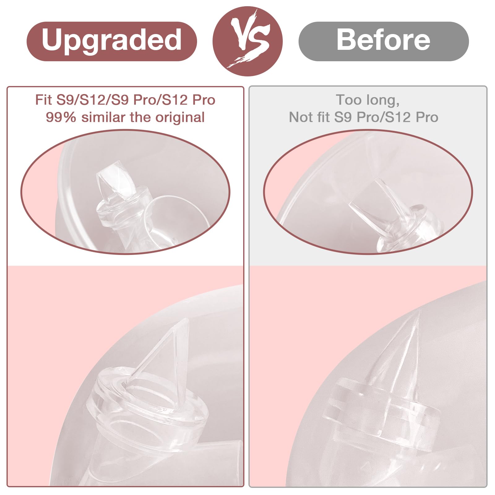 afontoto portable breast pump accessories for home or travel.