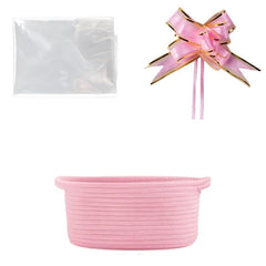 AFOROEOA pink gift baskets with bags and bows, ideal for easy gifting