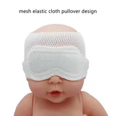 Agatige ergonomic face-fit eye patch protects delicate newborn eyes.