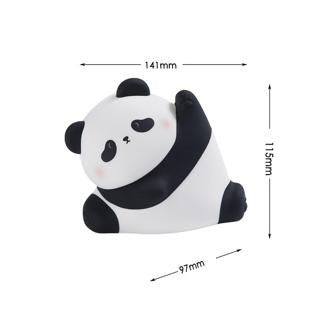 AGEK Panda Night Light battery indicator helps monitor charge for overnight use.
