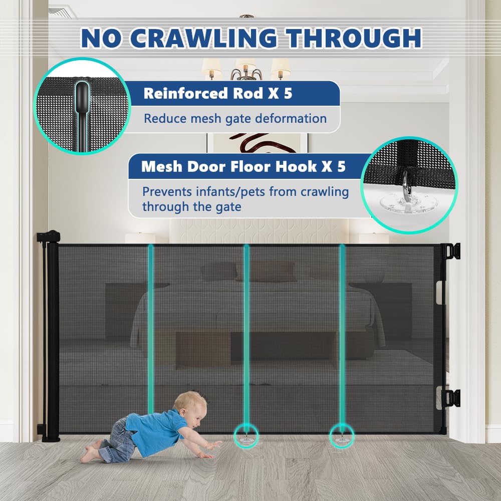 Lower brackets on AGESISI gate accommodate skirting boards up to 4.7 inches.