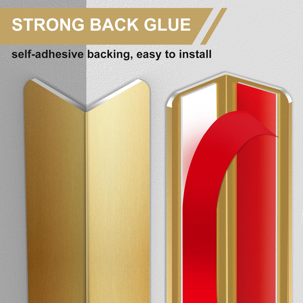 AGHITG 5-degree edge design hides adhesive for a clean look.