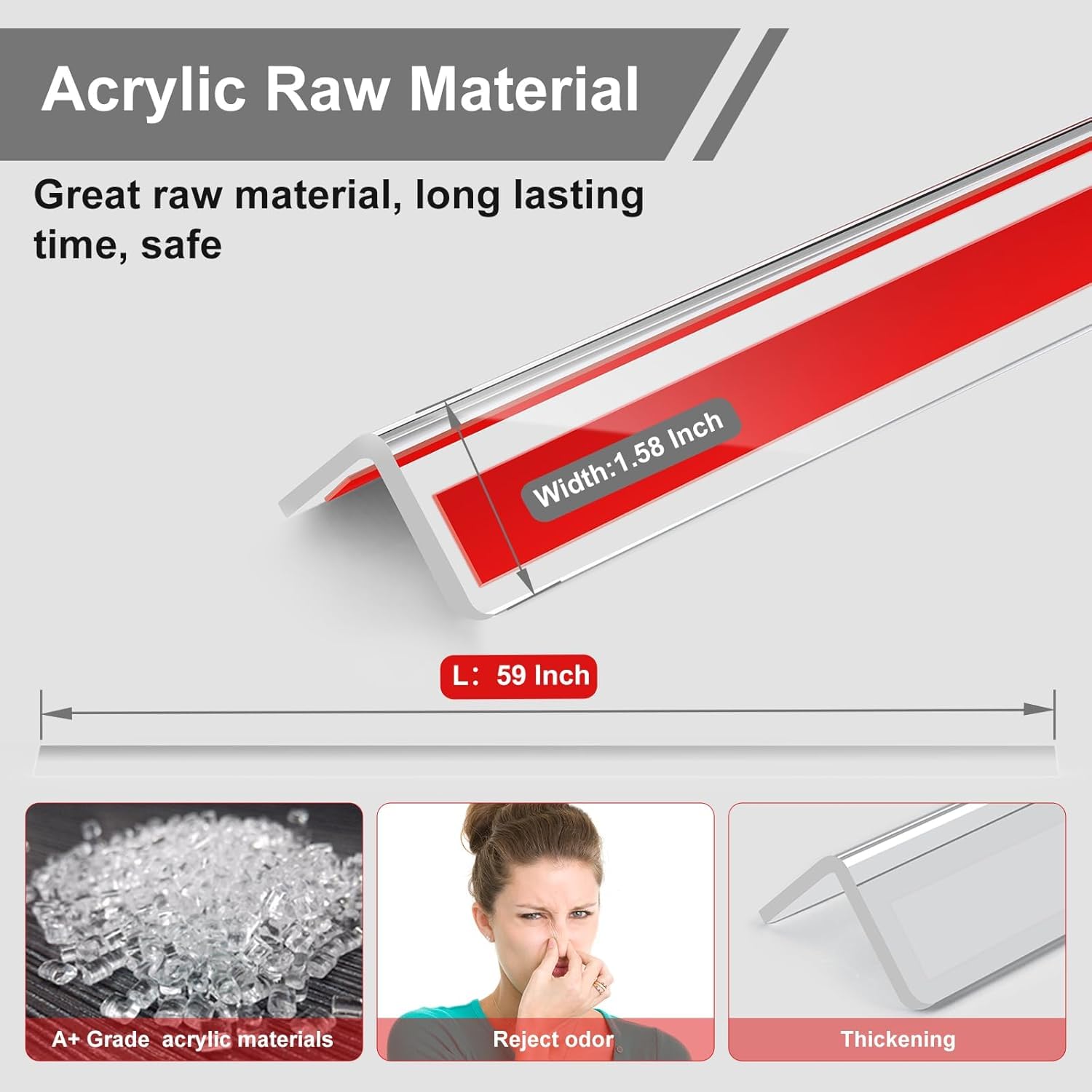 AGHITG multi-functional wall corner protector shields corners from bumps and moisture.