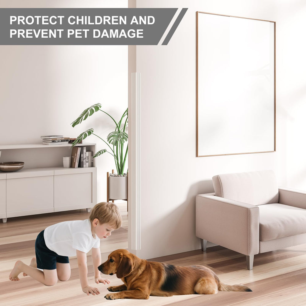 AGHITG wall corner protector with self-adhesive backing for quick, residue-free installation.