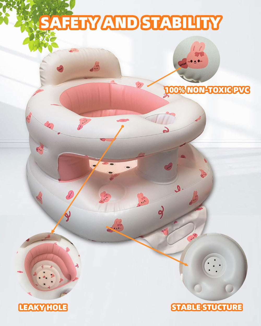 AGITVPS 3–36 month size ensures longer use as your baby grows