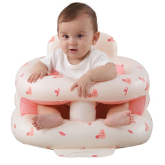 AGITVPS Surround design baby seat offers a cozy hug and toy slot for playtime