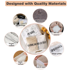 Agromusk bags are waterproof 70 micron CPE, odorless and reusable.