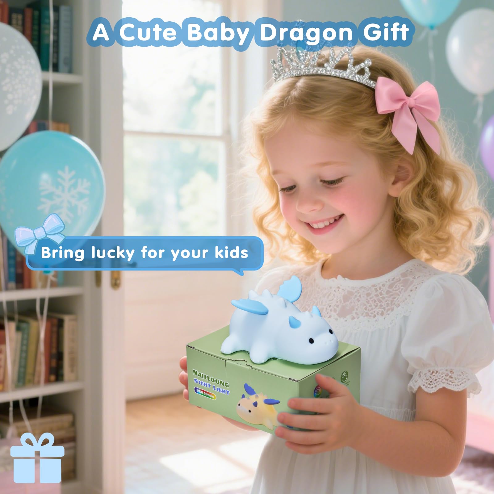 AGV Cici bedside nursery ambient light ideal for late-night routines.