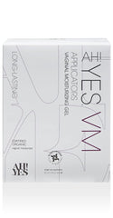 AH! YES VM water-based vaginal moisturizer bottle for fast dryness relief.