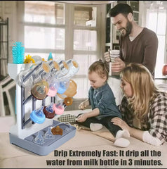 Ai.sbabamama bottle drying rack anti-slip base keeps in place during busy mornings