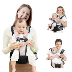 AIBABY Baby Carrier with adjustable shoulder straps for comfortable wear