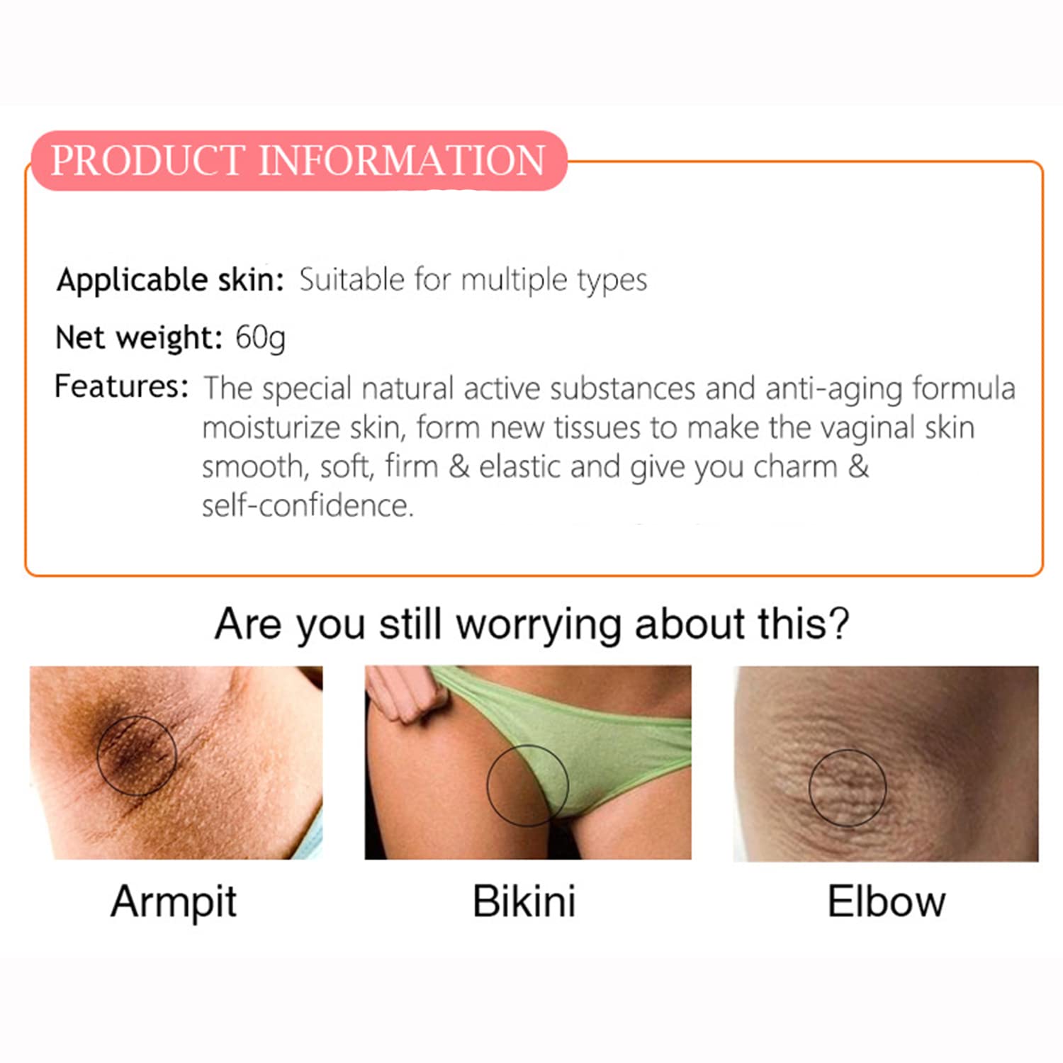 AICHUN BEAUTY Restore cream application image suggests ease of daily use.