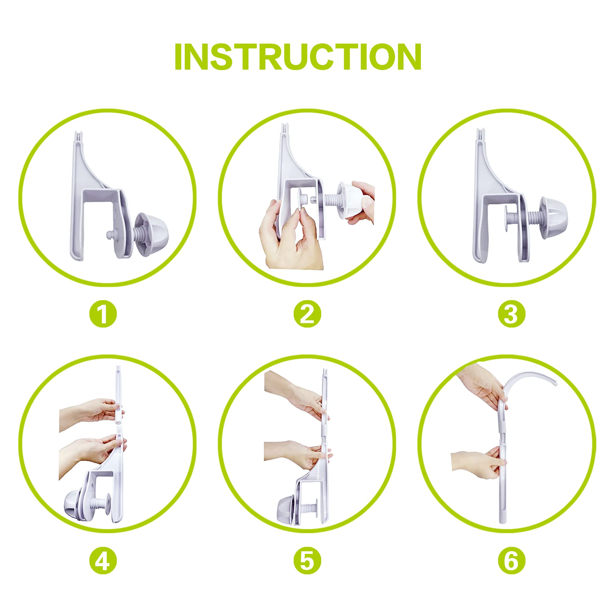 AICMEI DIY-friendly baby stand allows personal decoration and plush toys.