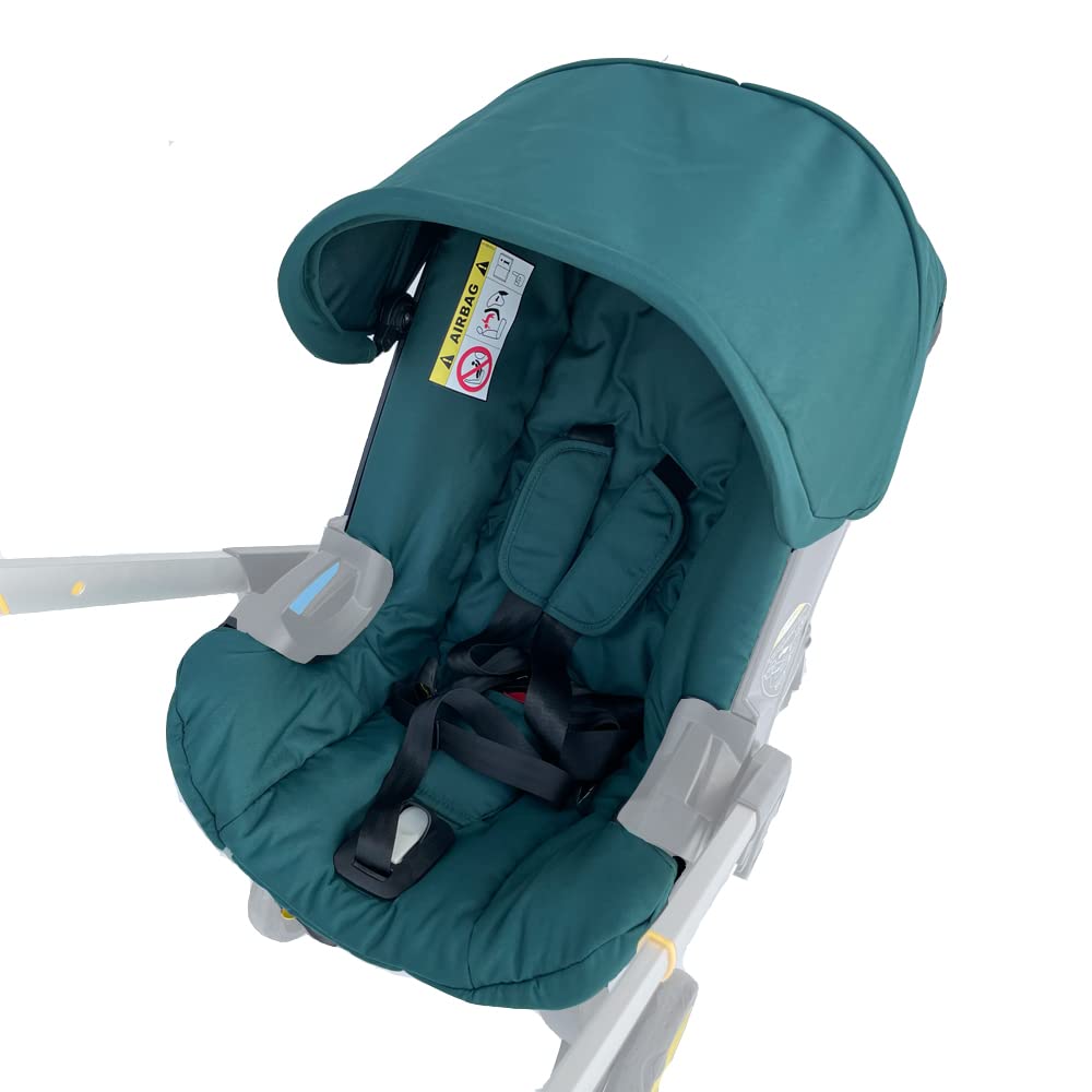 AICTIMO seat cushion green for Doona-compatible stroller comfort