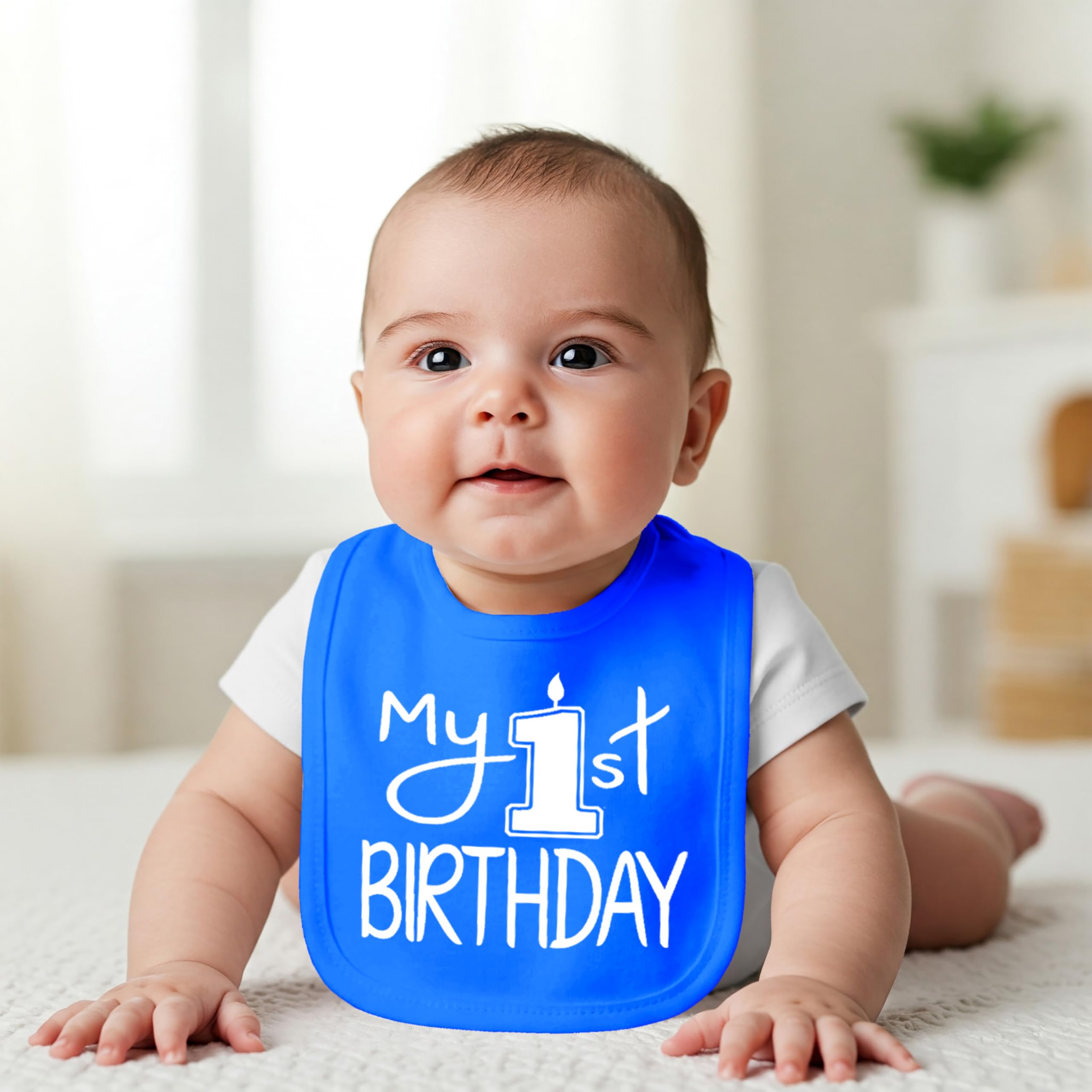 Aiden's Corner Adjustable neck closure ensures secure fit for infants up to two years
