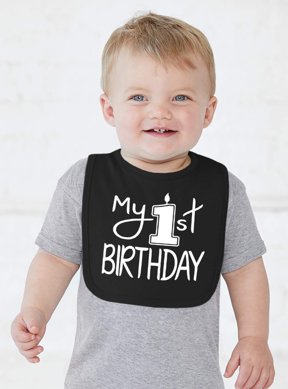 Aiden's Corner birthday party outfit bib is a cute celebration accessory
