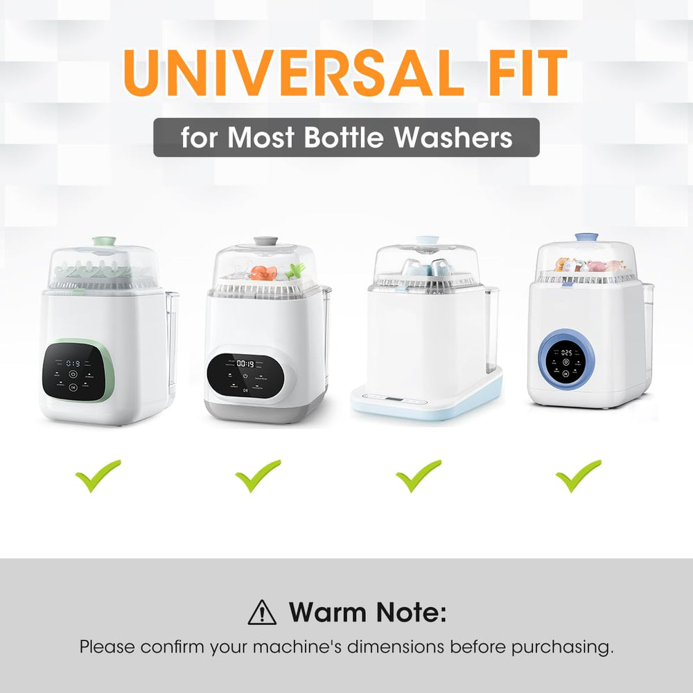 AIEVE universal-fit mat works with Momcozy Grownsy bottle washers and sterilizers.
