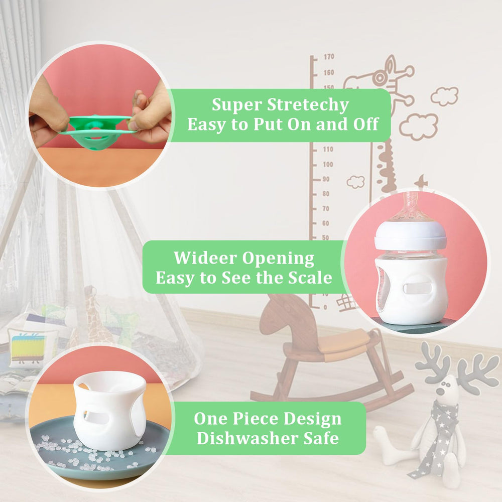 AIHSUMC thermal-insulation sleeve keeps milk warmer longer between feeds