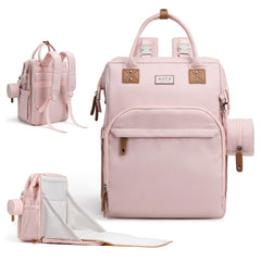 AIITA diaper bag backpack organization view showing 19 pockets for easy storage.