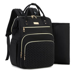 AIJIEKE Diaper Bag wide opening for quick essentials access on the go.