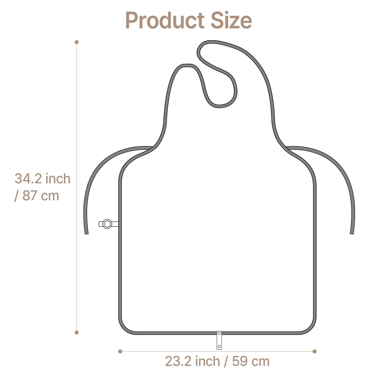 Aijoo quick-dry thin fabric bib dries fast after washing.
