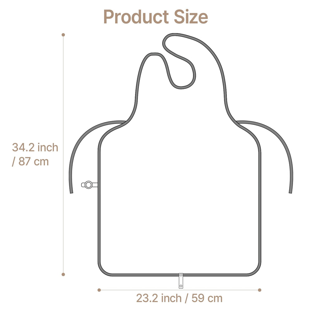 Aijoo quick-dry thin fabric bib dries fast after washing.