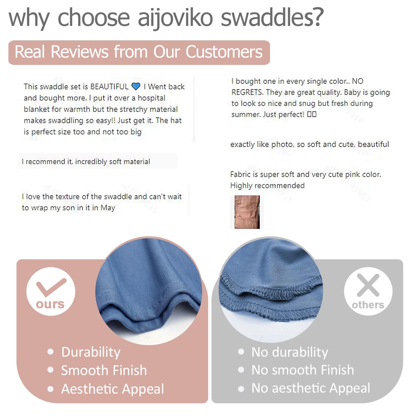 Aijoviko swaddle set versatile uses, wrap, cover, or nursing shield