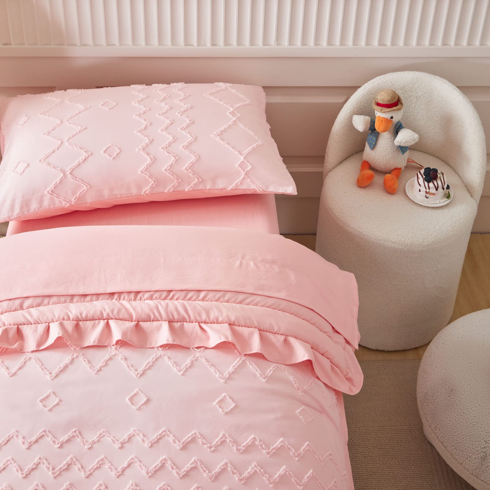 AIKASY standard toddler bed fit keeps bed space secure and tidy