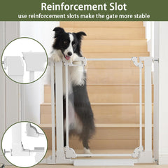 AIKSIWAI Acrylic baby gate for doors blends with modern decor