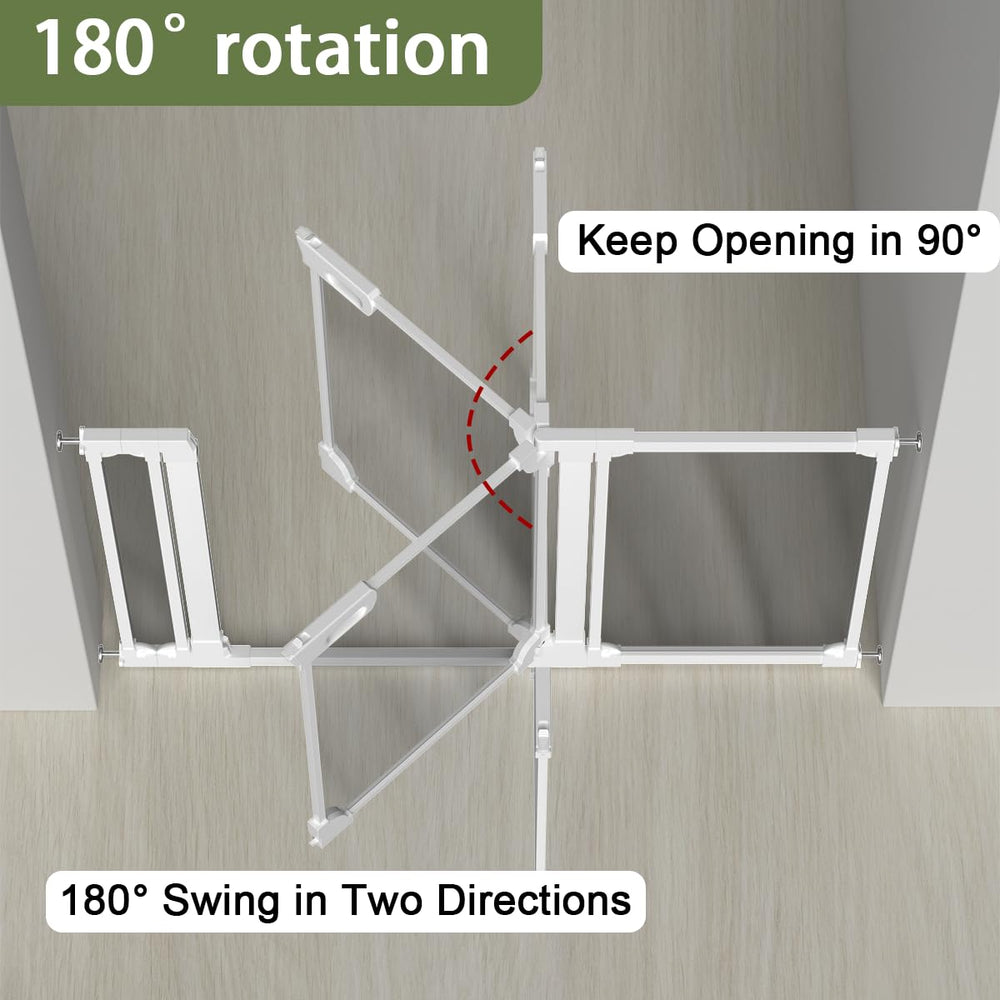 AIKSIWAI 30-inch tall design provides safe height for doorways and hallways.