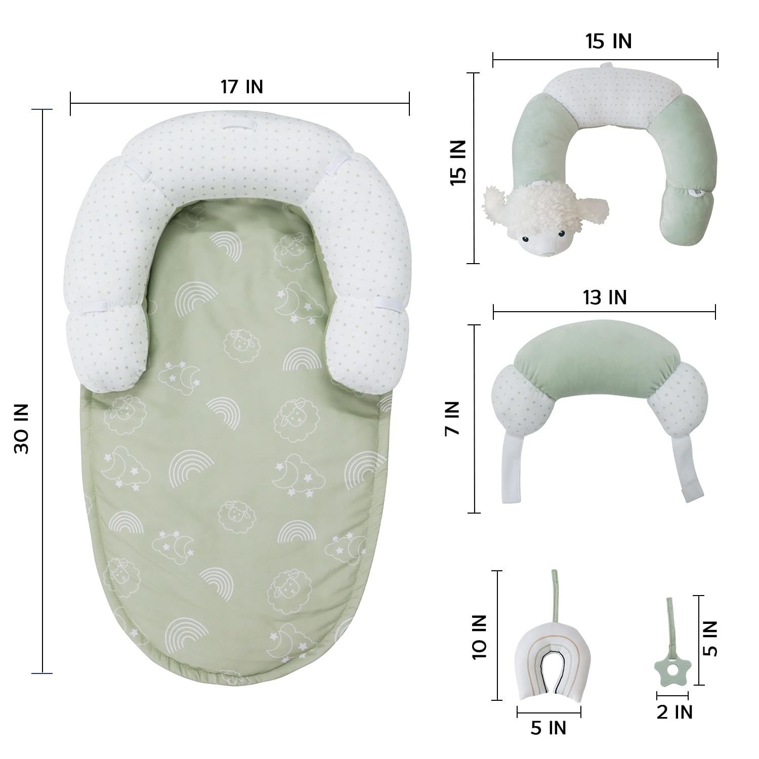 Aila+Aiden detachable cushion allows flexible, supervised play sessions