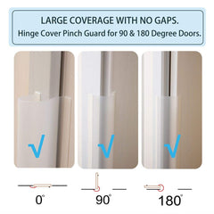 AILUOQI Door Jam Shield adhesive installation in minutes.