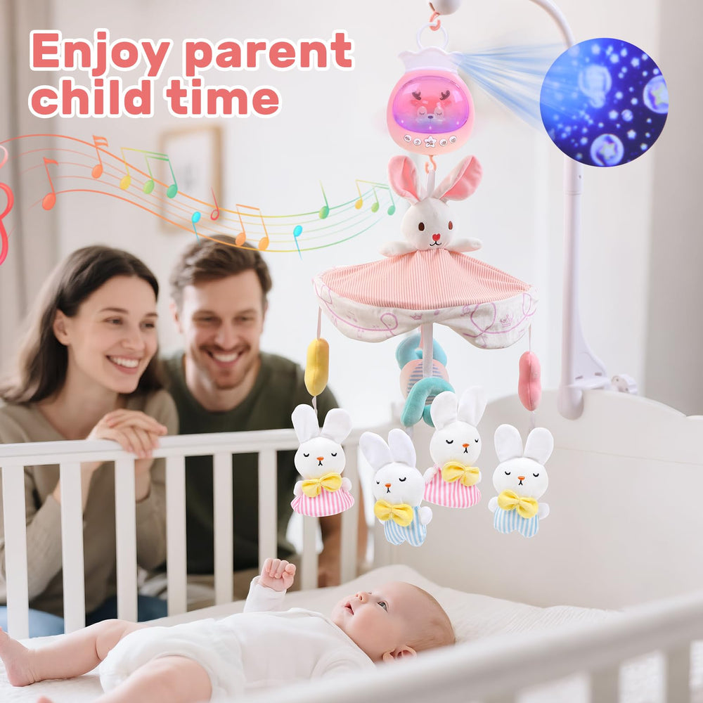 Aimafun detachable music box projects starlight for calming night-time ambience.