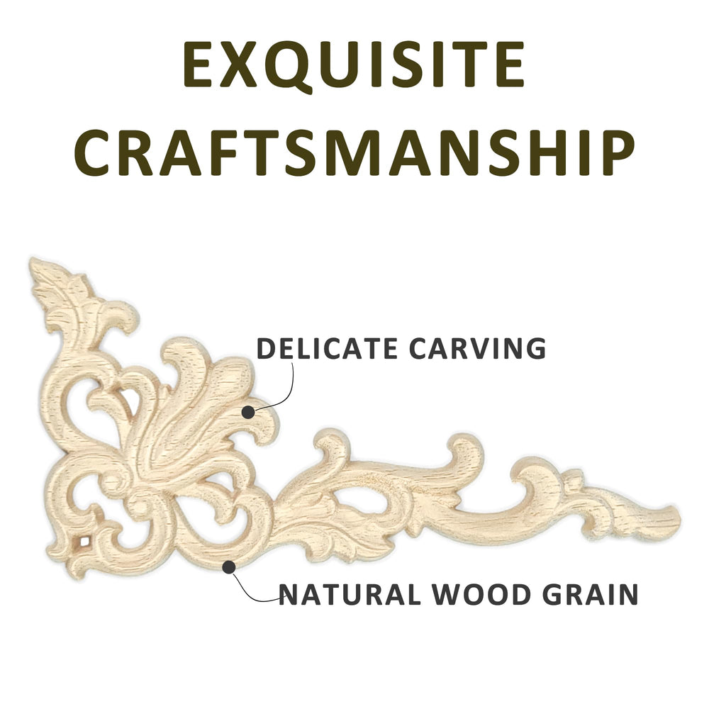 Aiminjey wood applique is ready for simple DIY decor
