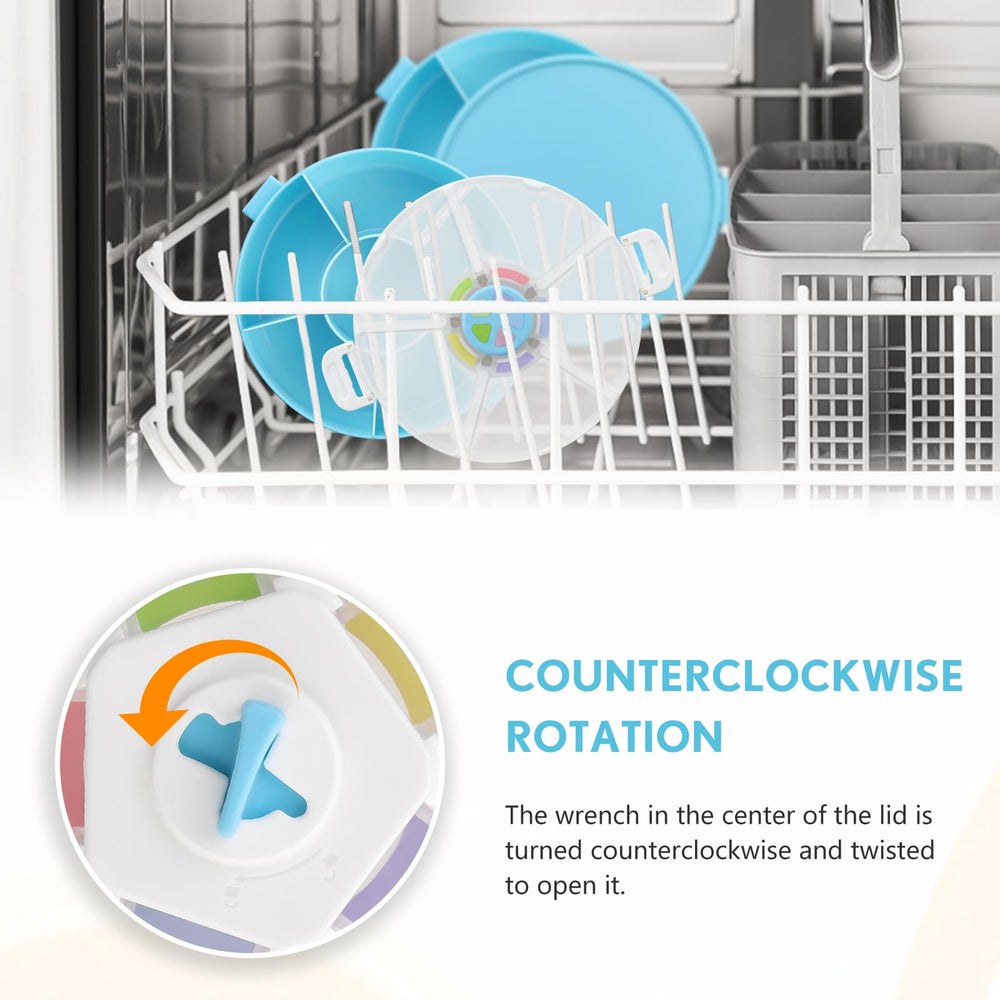 Aimsnk spinner's interactive button keeps kids engaged while choosing snacks.