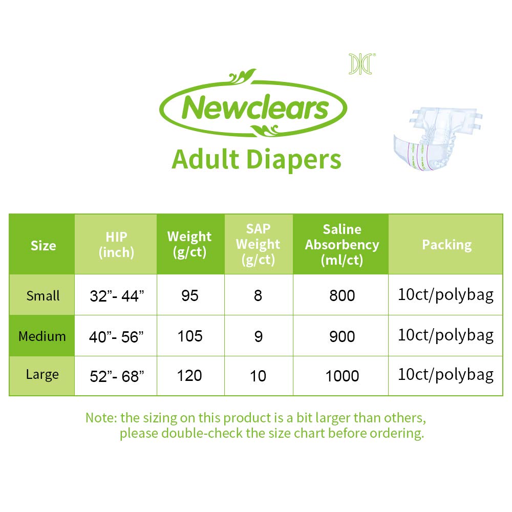 Aimxin Newclears Diapers with Side Leak Guards prevent leaks.