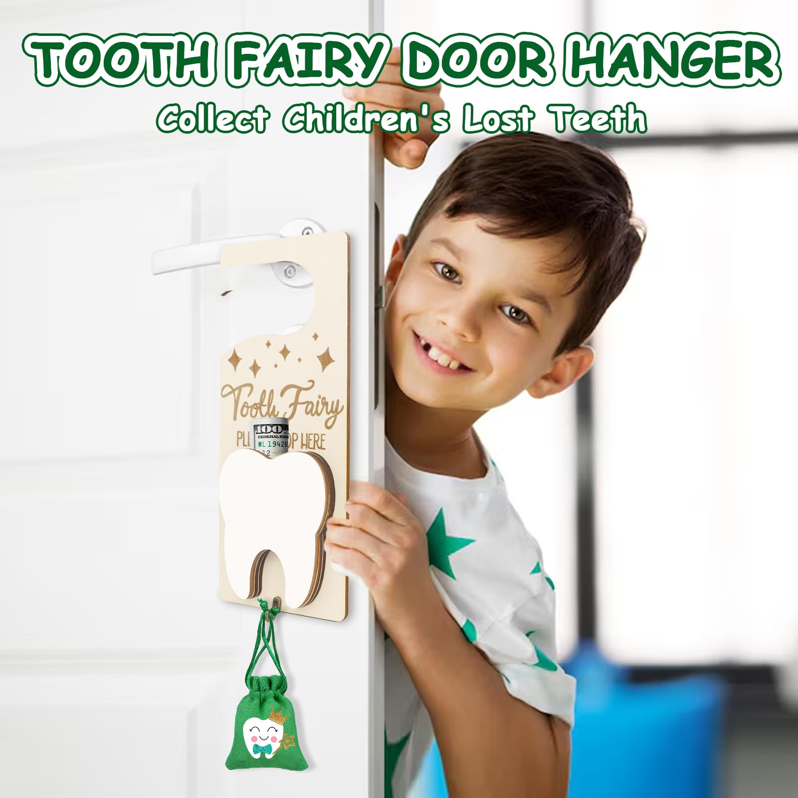 AINBIN Burlap Pouch keeps lost teeth safe as a cherished keepsake.