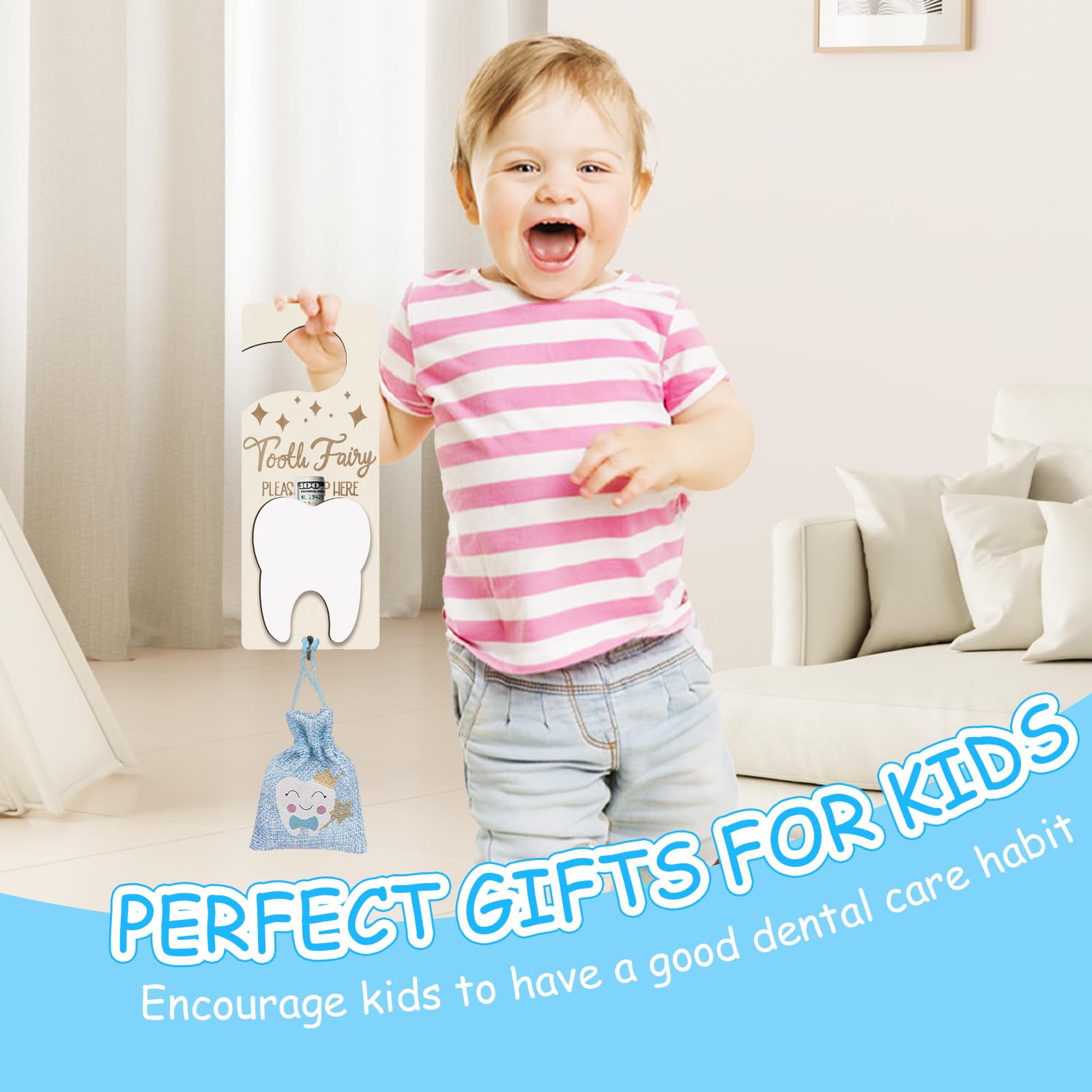 AINBIN Gift set for kids to celebrate tooth loss with a keepsake twist