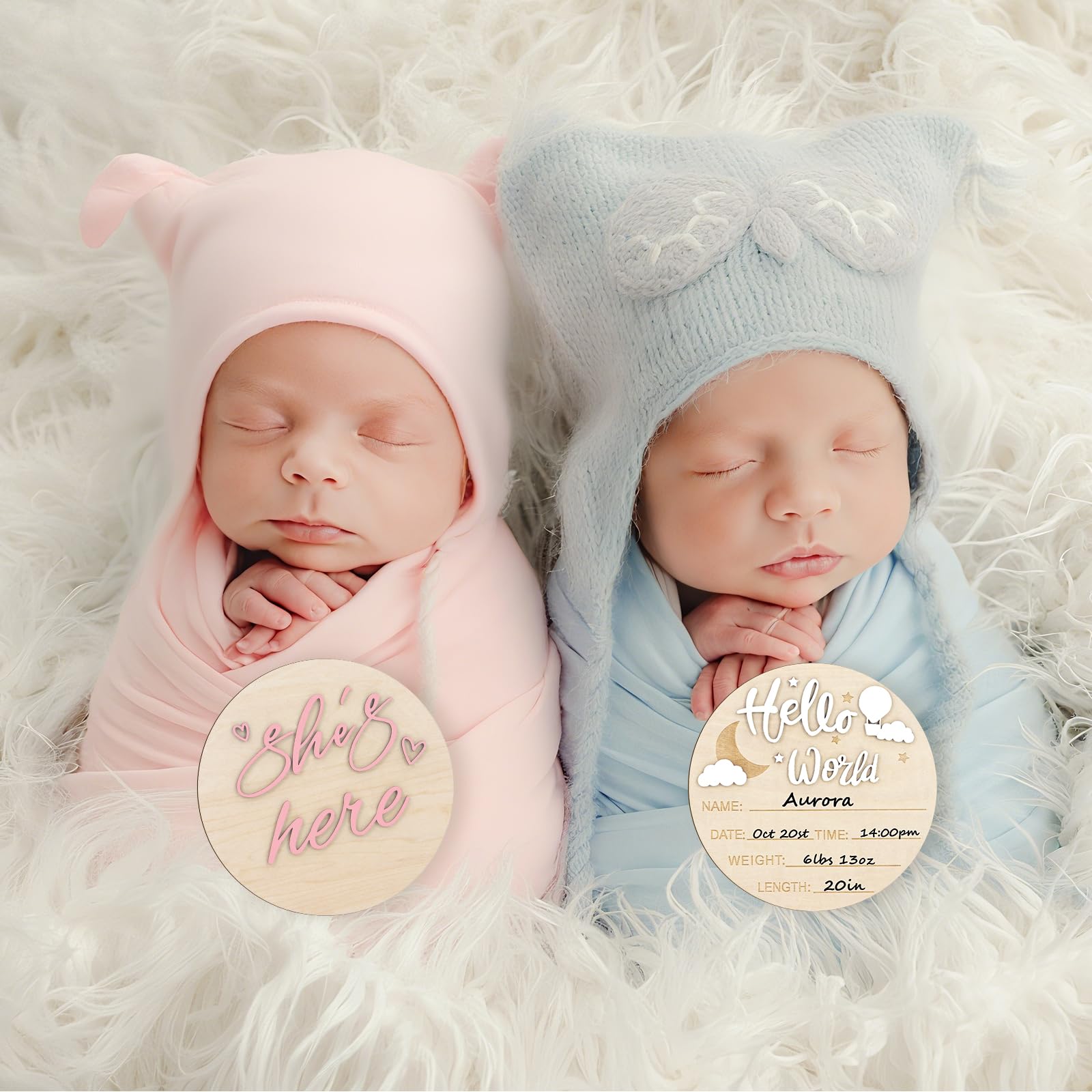 AINBIN Hospital or nursery photo prop, adds a warm touch to newborn memories.