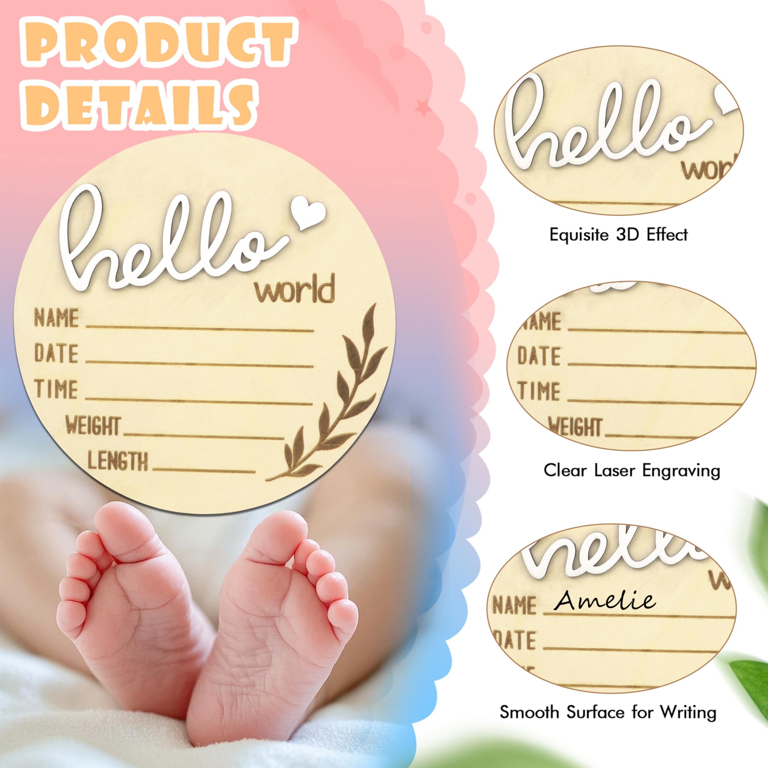AINBIN Marker pen included for easy customization of signs.