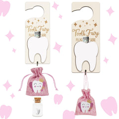 AINBIN tooth fairy door hanger with kid-friendly tooth-loss ritual