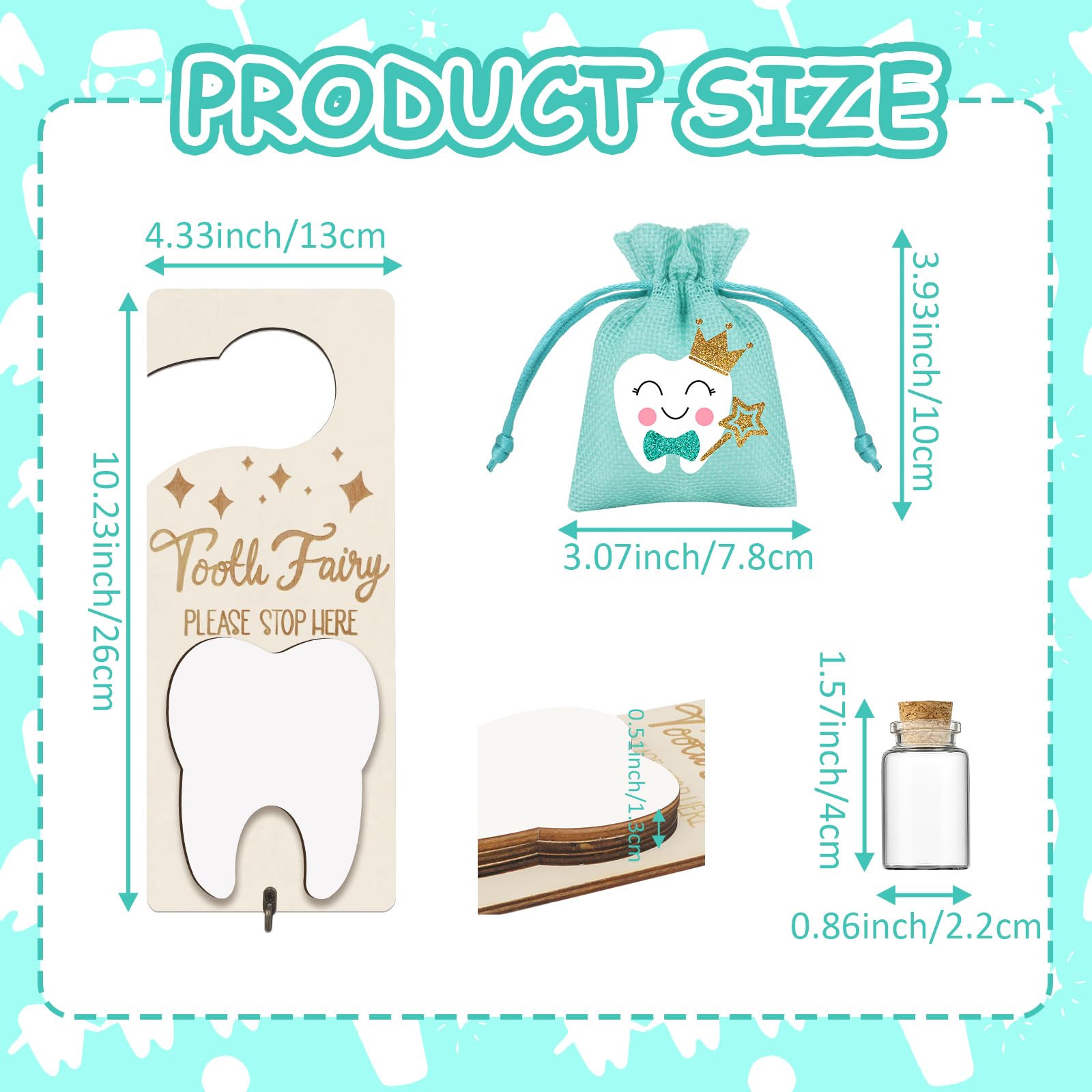 AINBIN Tooth Fairy Gift Set makes a memorable present for birthdays or rewards.