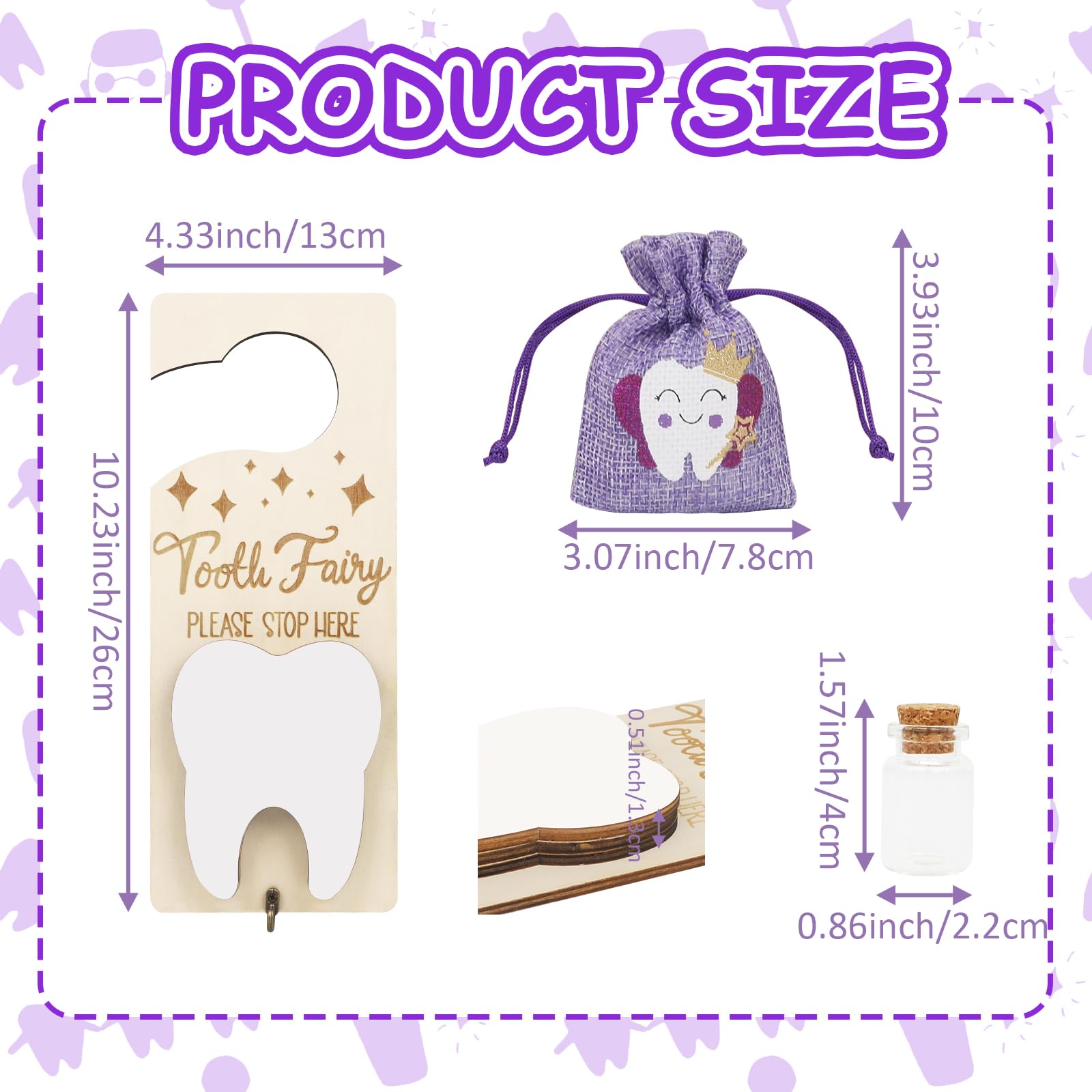 AINBIN tooth fairy room decor adds magic and encourages care